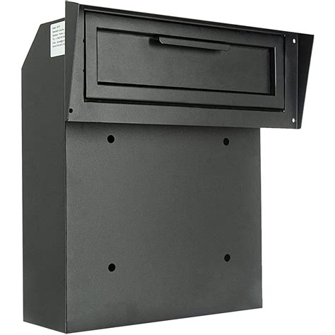 steel mail drop box|door locking drop box.